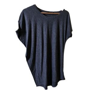 Athleta‎ Sunlover Hilo Tunic Shirt XS Gray UPF 50+ Long Sleeve Asymmetrical